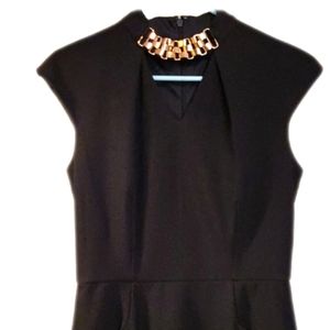 Midi Dress Built in Necklace